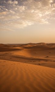 Preview wallpaper desert, sand, horizon