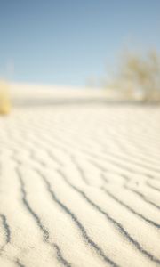 Preview wallpaper desert, sand, lines, makro