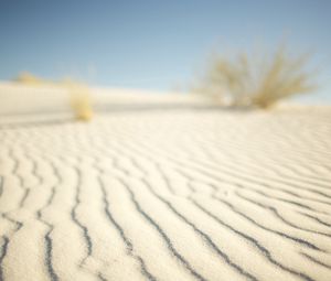 Preview wallpaper desert, sand, lines, makro