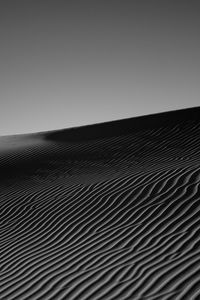 Preview wallpaper desert, sand, monochrome, bw