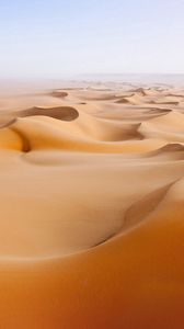 Preview wallpaper desert, sand, mountains