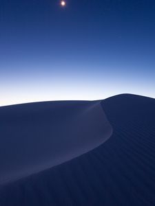 Preview wallpaper desert, sand, night