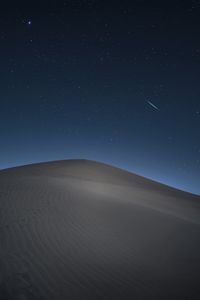 Preview wallpaper desert, sand, night, dunes