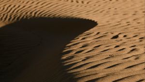 Preview wallpaper desert, sand, relief, brown