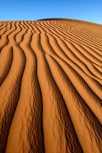 Preview wallpaper desert, sand, relief, shadows