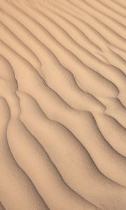 Preview wallpaper desert, sand, waves, relief, texture