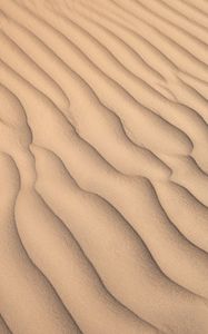 Preview wallpaper desert, sand, waves, relief, texture
