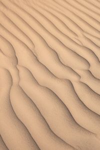 Preview wallpaper desert, sand, waves, relief, texture