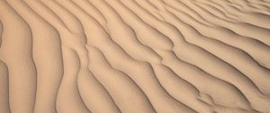 Preview wallpaper desert, sand, waves, relief, texture