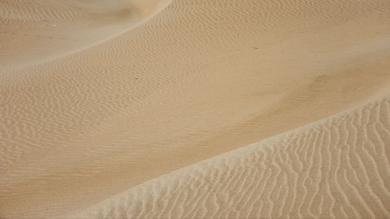 Wallpaper desert, sand, waves, wavy, texture hd, picture, image