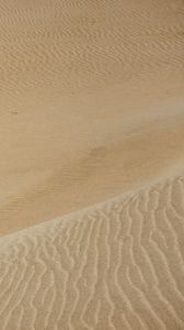 Preview wallpaper desert, sand, waves, wavy, texture