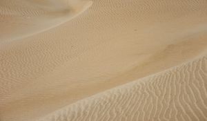 Preview wallpaper desert, sand, waves, wavy, texture