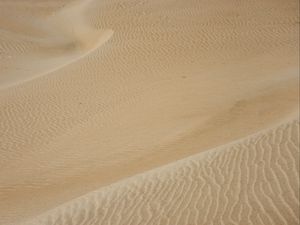 Preview wallpaper desert, sand, waves, wavy, texture