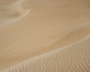 Preview wallpaper desert, sand, waves, wavy, texture