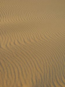 Preview wallpaper desert, sand, waves, surface