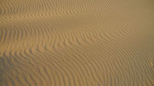 Preview wallpaper desert, sand, waves, surface