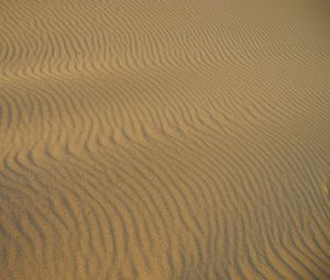 Preview wallpaper desert, sand, waves, surface