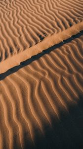 Preview wallpaper desert, sand, waves, relief