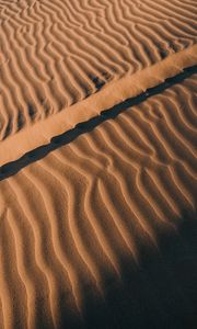 Preview wallpaper desert, sand, waves, relief