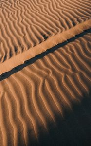 Preview wallpaper desert, sand, waves, relief