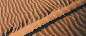 Preview wallpaper desert, sand, waves, relief