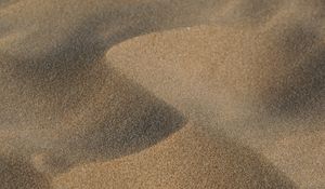 Preview wallpaper desert, sand, waves, relief, brown, texture