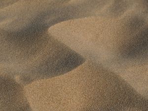 Preview wallpaper desert, sand, waves, relief, brown, texture