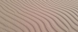 Preview wallpaper desert, sand, waves, texture, relief, brown