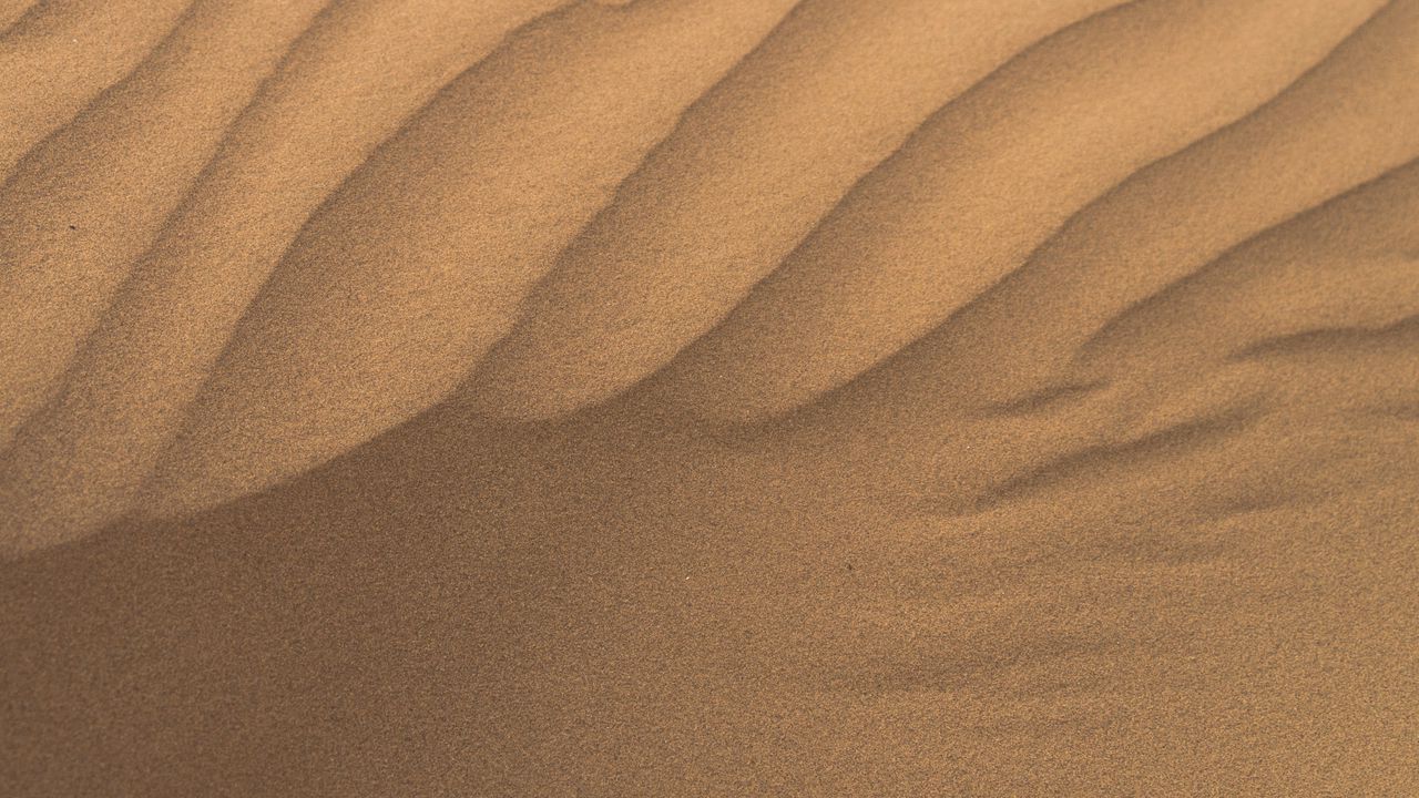Wallpaper desert, sand, waves, dunes