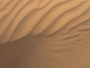 Preview wallpaper desert, sand, waves, dunes