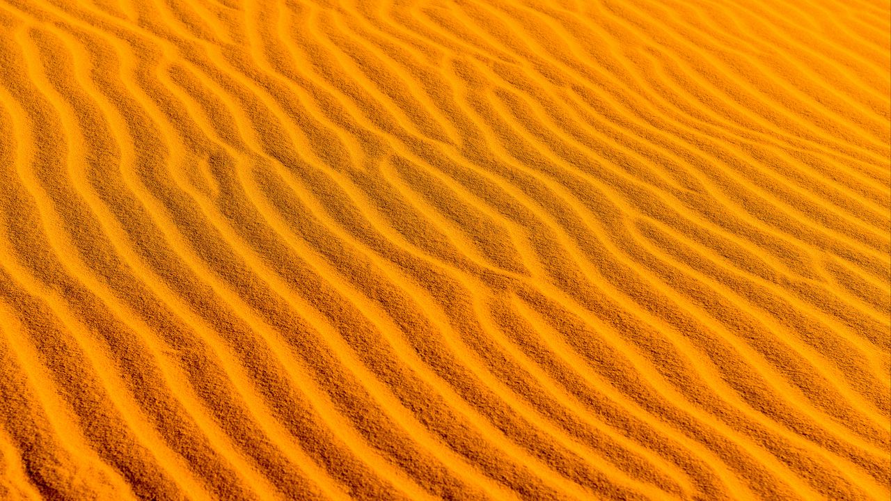 Wallpaper desert, sand, wavy, texture
