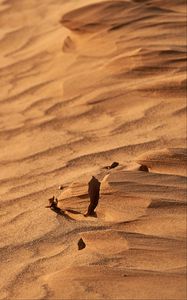 Preview wallpaper desert, sand, wavy, dry