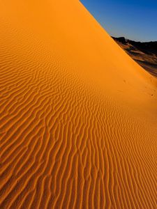 Preview wallpaper desert, sand, wheel, heat