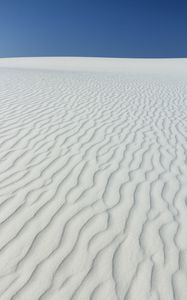 Preview wallpaper desert, sand, white, wavy