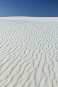 Preview wallpaper desert, sand, white, wavy