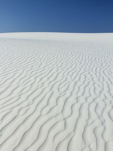 Preview wallpaper desert, sand, white, wavy
