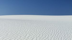 Preview wallpaper desert, sand, white, wavy