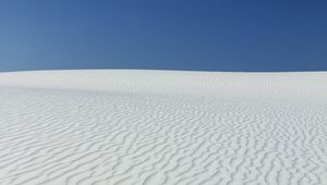 Preview wallpaper desert, sand, white, wavy