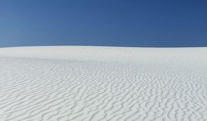 Preview wallpaper desert, sand, white, wavy
