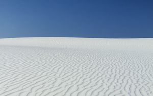 Preview wallpaper desert, sand, white, wavy