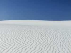 Preview wallpaper desert, sand, white, wavy