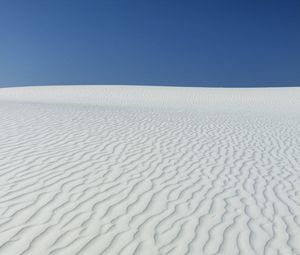 Preview wallpaper desert, sand, white, wavy