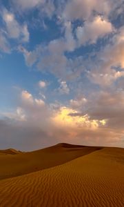 Preview wallpaper desert, sands, dunes, terrain, hills
