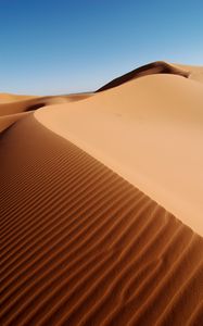 Preview wallpaper desert, sands, relief, dunes