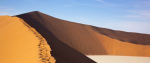 Preview wallpaper desert, trace, dunes