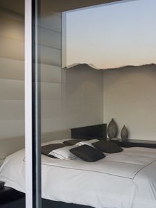 Preview wallpaper design, interior, room, bed, lamp, window, reflection, bedroom, glass