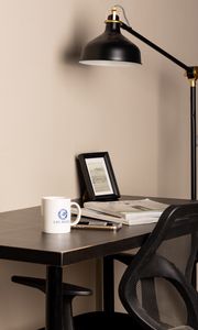 Preview wallpaper desk, lamp, chair, interior