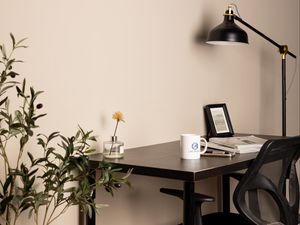 Preview wallpaper desk, lamp, chair, interior