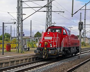 Preview wallpaper deutsche bahn, railway station, platform, transit