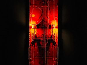 Preview wallpaper device, circuit, diodes, glow, red